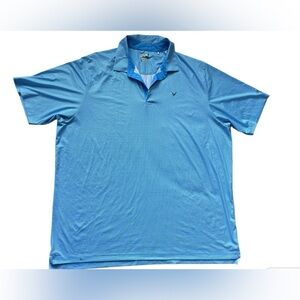 Callaway Men's Big & Tall Blue Polo Shirt